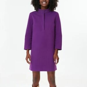 Pomander Place Aubergine Avery Mini Dress Mock Neck Sweatshirt Bracelet Sleeve S